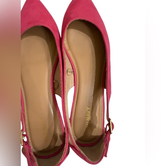 Sling Back Flat Pink Shoes Size 8 New - Picture 4 of 8